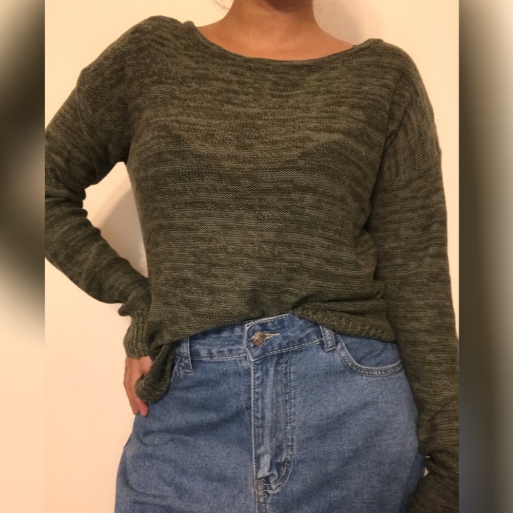 Green sweater